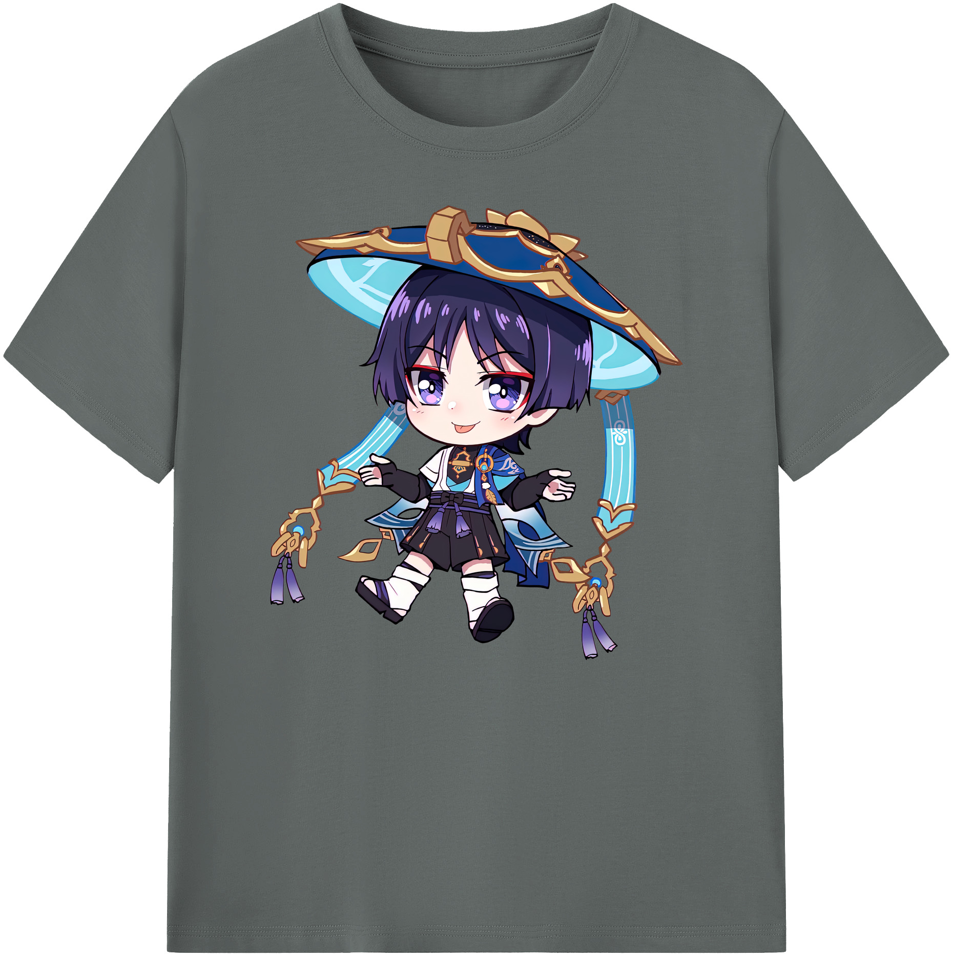 げんし神 さんペい genshin Sanpei 綿100％ メンズ半袖Tシャツ｜肌触りやわらか＆通気性